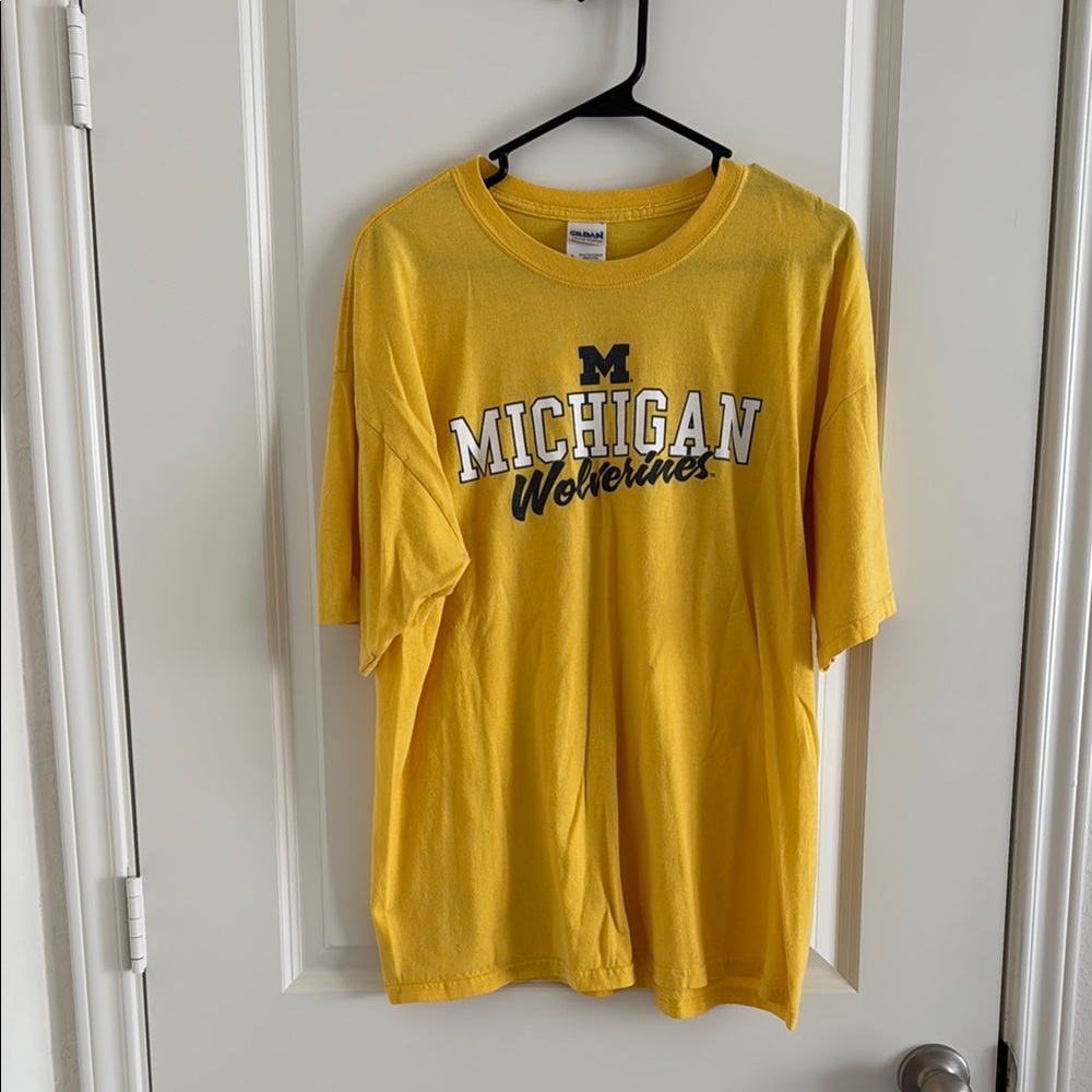 Yellow Michigan Wolverines T-Shirt